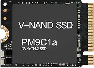 Samsung 256GB M.2 2230 30mm NVMe PCIe Gen4 x4 TLC SSD PM9C1A for Thinkpad ProBook Latitude EliteBook Ideapad Inspiron Pavilion Xbox PS5 Steam ROG Ally Legion Go - Internal Solid State Drive (OEM New)