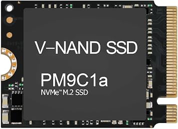 Samsung 256GB M.2 2230 30mm NVMe PCIe Gen4 x4 TLC SSD PM9C1A for Thinkpad ProBook Latitude EliteBook Ideapad Inspiron Pavilion Xbox PS5 Steam ROG Ally Legion Go - Internal Solid State Drive (OEM New)