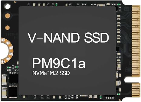 Samsung 256GB M.2 2230 30mm NVMe PCIe Gen4 x4 TLC SSD PM9C1A for Thinkpad ProBook Latitude EliteBook Ideapad Inspiron Pavilion Xbox PS5 Steam ROG Ally Legion Go - Internal Solid State Drive (OEM New)