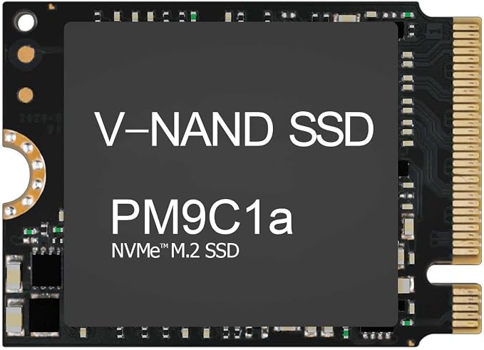 Samsung 256GB M.2 2230 30mm NVMe PCIe Gen4 x4 TLC SSD PM9C1A for Thinkpad ProBook Latitude EliteBook Ideapad Inspiron Pavilion Xbox PS5 Steam ROG Ally Legion Go - Internal Solid State Drive (OEM New)