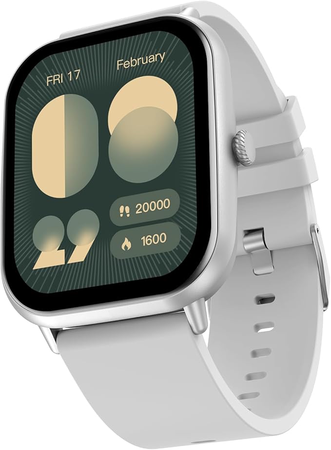 Fire-Boltt Ninja Call Pro Max 51.05mm (2.01 inch) Display Smart Watch, Bluetooth Calling, 120+ Sports Modes, Health Suite, Voice Assistance (Grey)