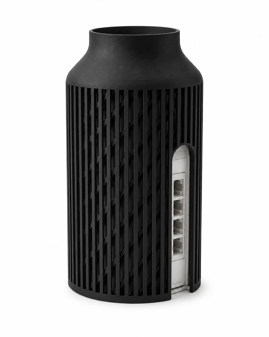 Compatible with TP-Link Deco 7 Pro BE10000, Deco BE63, Deco BE65 Pro & Deco XE75, Slotted Ventilated WiFi Router Hideaway Sleeve (Black)