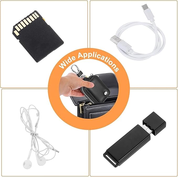 Earbud Case, Headphone Storage Case for AirPods 4/1/2/3/Pro 2, PU Leather Zipper Carrying Pouch Earbuds Bag with Keychain for Wireless Earphones, Wired Headphone & USB Cable - EJB 1 PCS Black