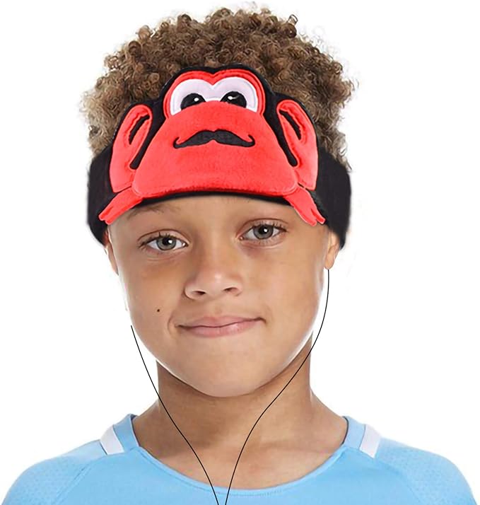 Contixo H1 Kids Headphones, 85dB Volume Limiting with Adjustable Speakers Soft Children Fleece Headband Toddler Headphones