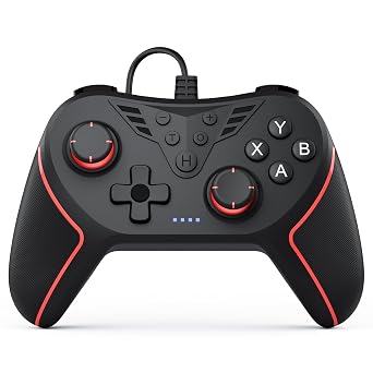 RivalPlay Wired Controller for PC Compatible with Win(11/10/8/7) Black
