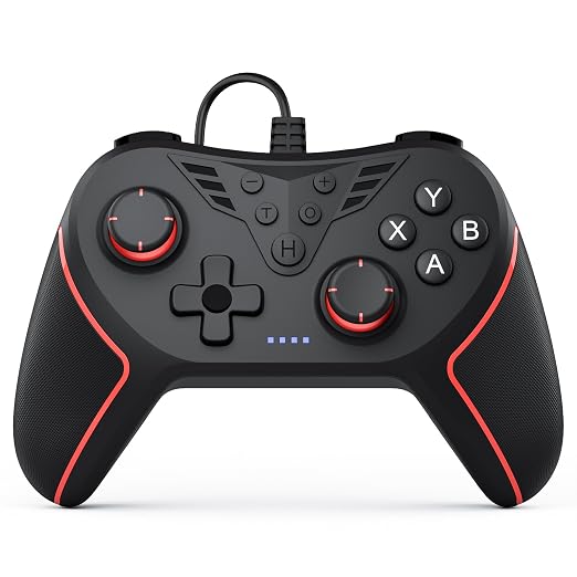 RivalPlay Wired Controller for PC Compatible with Win(11/10/8/7) Black