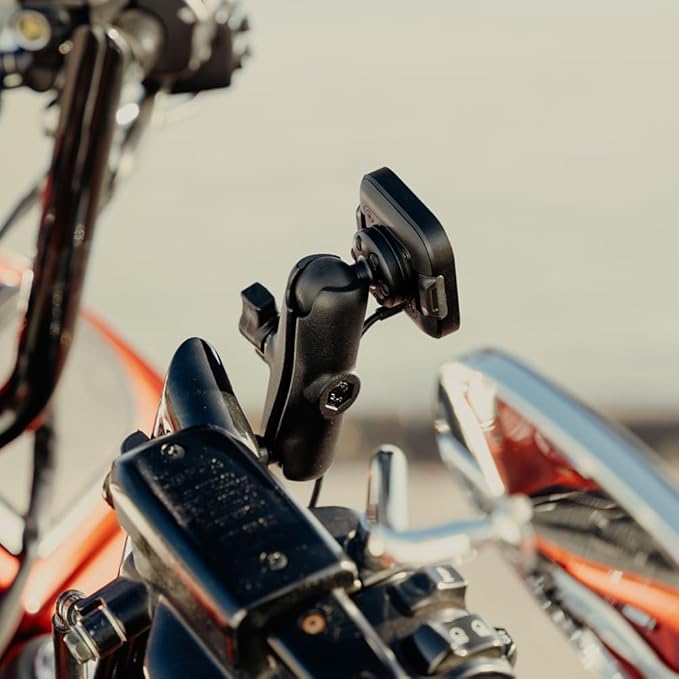 Peak Design Mobile Ball Mount Adapter, Locking, Qi2 Charging, Magnetic Mounting Technology, Works with 1" Ball-and-Socket Phone Mount for Car, Truck, Motorcycle, Boat and More