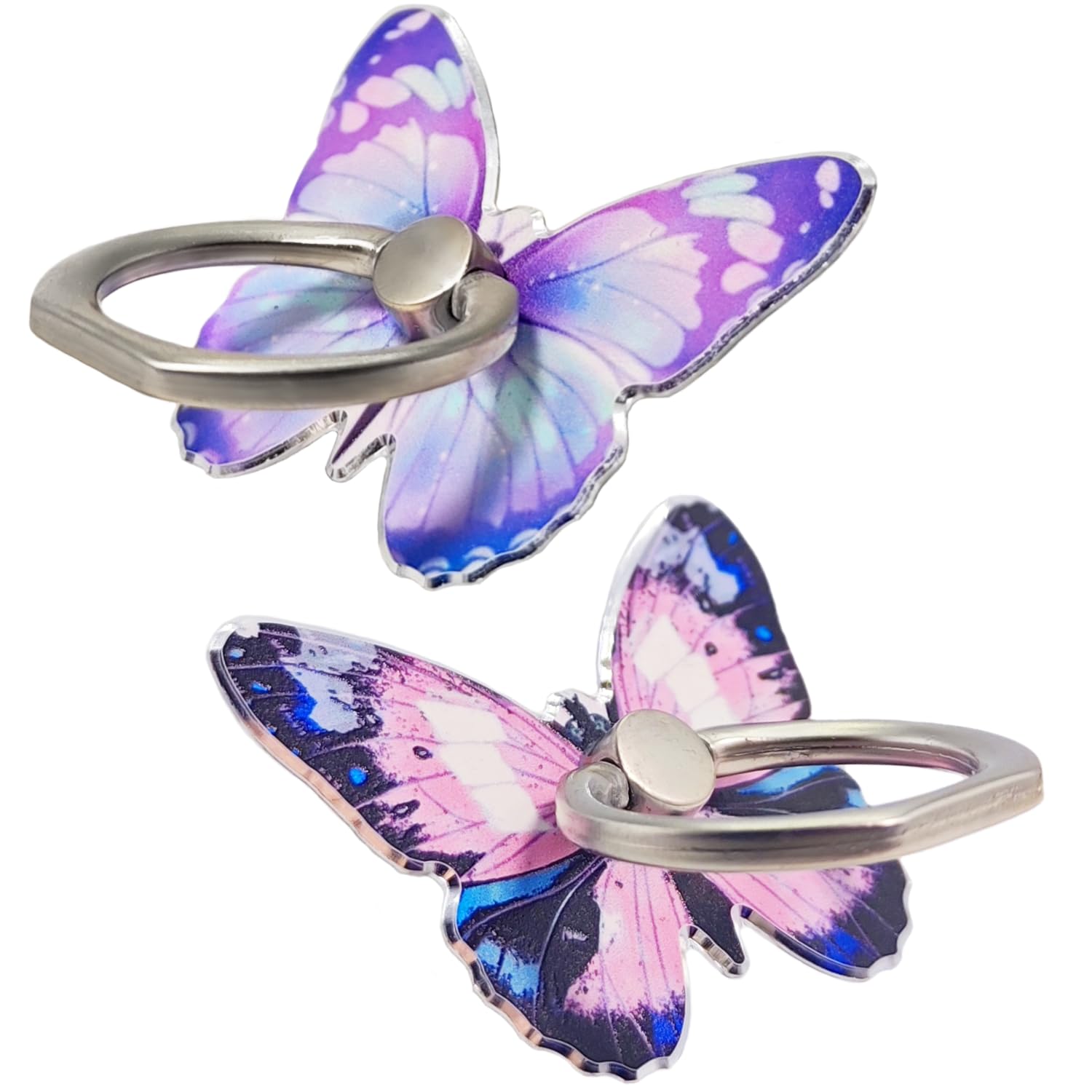 Butterfly Cell Phone Ring Stand — Secure 360° Grip - Image 1