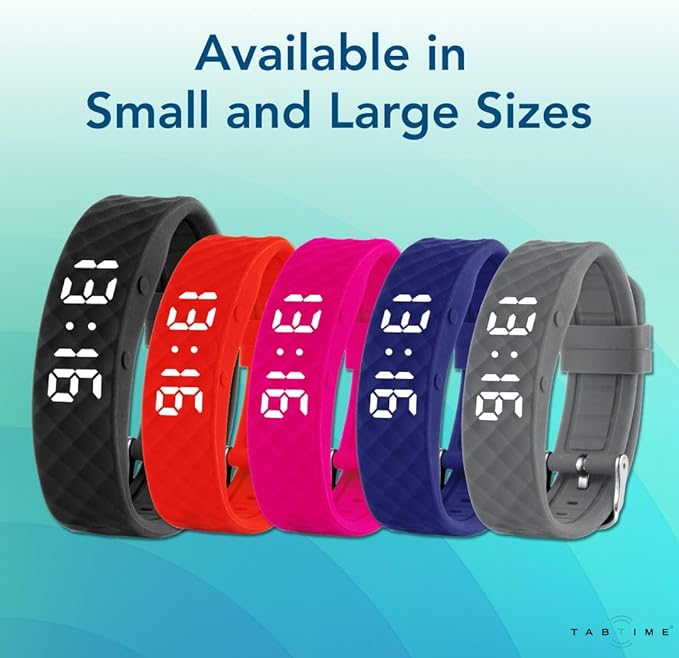 Vibrating Alarm Reminder Watch - with up to 10 Personal Alarms or Pill Reminders per Day