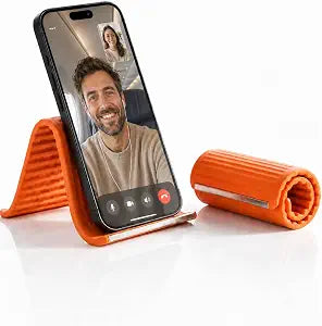 2026 Upgrade Portable Flexible Silicone Aluminum Phone Holder Stand