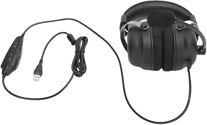 7.1 Surround Sound Gaming Headset Stereo Subwoofer for Computer Laptop, Wired USB Gaming Headphone with Mic for Play Games
