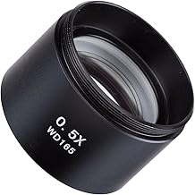 AmScope SM05 Barlow Lens for Stereo Microscopes, 0.5X - Image 1