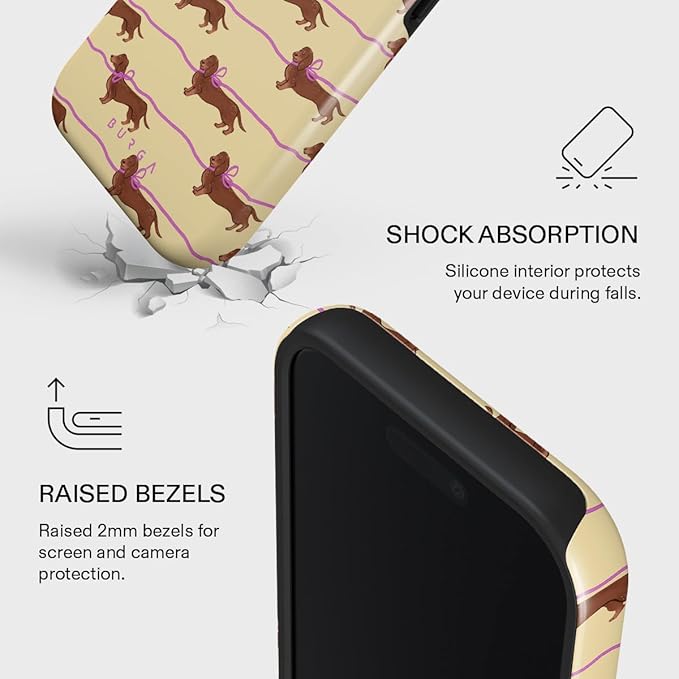 BURGA Phone Case for iPhone 17 - Cute, Trendy, Aesthetic, Pattern Phone Cover, Hard Shell Protection - fits Apple iPhone 17 Case for Women and Men