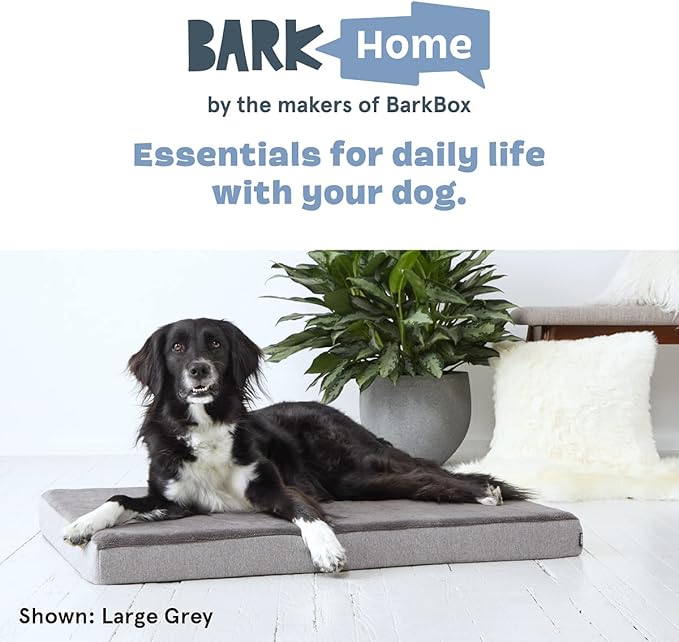 Barkbox Orthopedic Dog Bed | Comfortable Memory Foam Mattress for Joint Relief | Head and Neck Support Waterproof with Non Skid Bottom | Calming Durable Bed with Washable Cover | XL, Navy