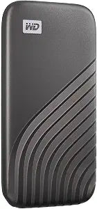 Western Digital 4TB My Passport SSD External Portable Solid State Drive, Grey, Up to 1,050 MB/s, USB 3.2 Gen-2 and USB-C Compatible (USB-A for older systems) – WDBAGF0040BGY-WESN