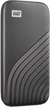 Western Digital 4TB My Passport SSD External Portable Solid State Drive, Grey, Up to 1,050 MB/s, USB 3.2 Gen-2 and USB-C Compatible (USB-A for older systems) – WDBAGF0040BGY-WESN