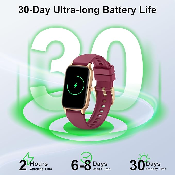 Smart Watch for Women Men, 1.57" Smartwatch (Answer/Make Call), 2025 NEW Fitness Tracker with 110 Sport Modes, Heart Rate/Sleep Monitor/Pedometer, IP68 Waterproof, Fitness Watch for Android iOS