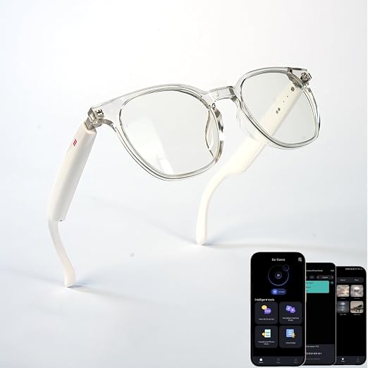 Ai Smart Glasses Bluetooth 5.4 with Translation for Men Women 160+Languages Color-Change Lens Chat GPT Assistant Free App Translator Glasses Meeting,Driver,Travel