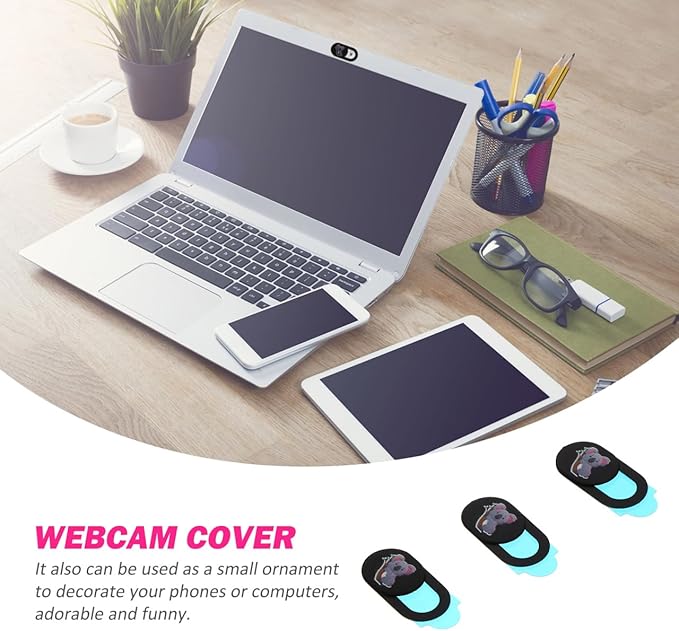 3 Pack Laptop Cover Slide Privacy Protection Webcam Covers for Computer Tablet Compact Wear-Resistant Privacy