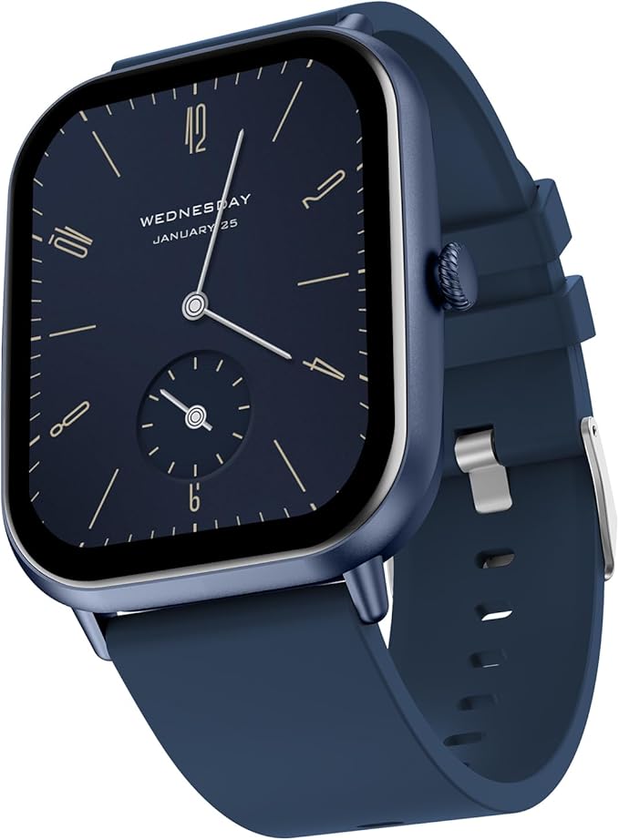 Fire-Boltt Ninja Call Pro Max 51.05mm (2.01 inch) HD Display Smart Watch, Bluetooth Calling, 120+ Sports Modes, Health Suite, Voice Assistance (Blue)