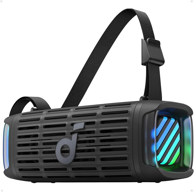 Soundcore by Anker, Boom 3i Outdoor Bluetooth Speaker, Saltwater-Resistant