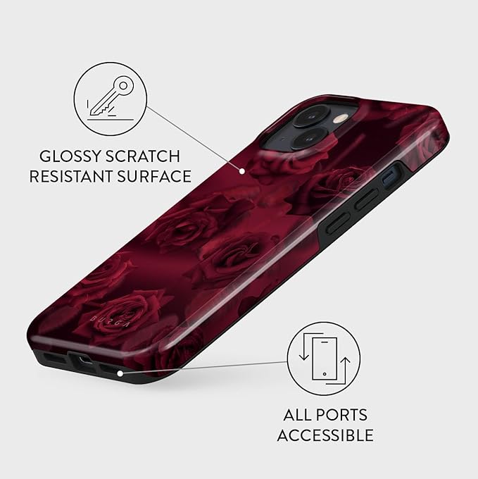 BURGA Phone Case for iPhone 14 - Cute, Trendy, Aesthetic, Pattern Phone Cover, Hard Shell Protection - fits Apple iPhone 14 Case for Women and Men