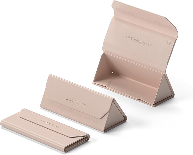 Satechi FindAll Smart Glasses Case with Find My, Foldable & Portable, Wireless Rechargeable, Loud Audible Left-Behind Alerts