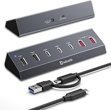 7 in 1 USB C Hub with 10Gbps Data Transfer, PD 45W & QC 18W Fast Charging - Image 1
