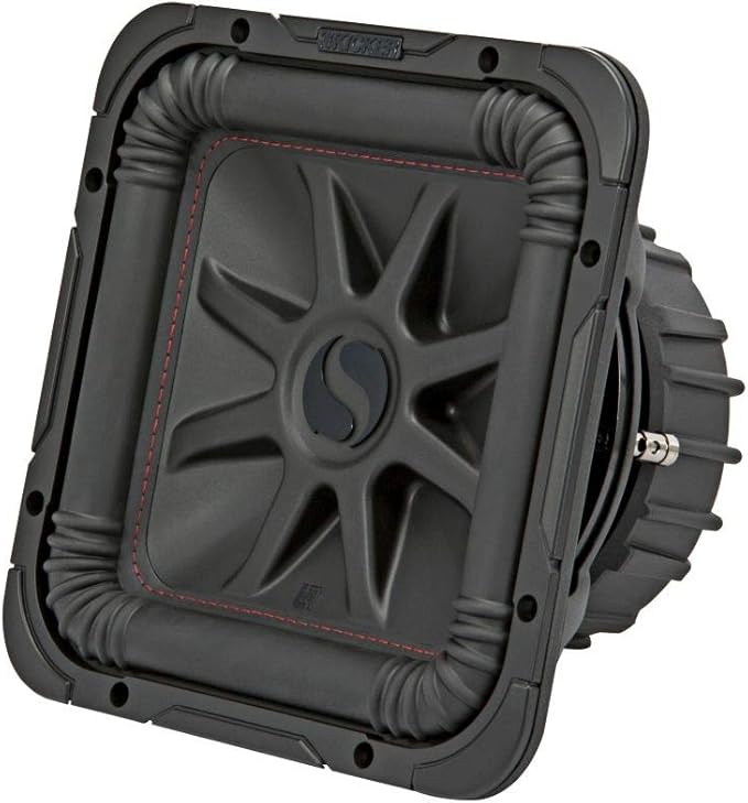 KICKER 45L7R104 L7R 10-Inch (25cm) Subwoofer, Dual Voice Coil, 4-Ohm
