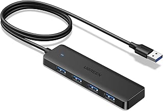 UGREEN USB 3.0 Hub, 4 Ports USB A Splitter Ultra-Slim USB Expander, 3.3 ft