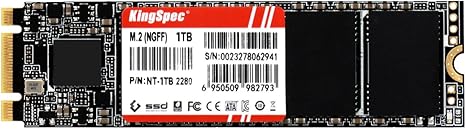 KingSpec 1TB M.2 SATA III 2280 SSD, NOT for NVMe Slots