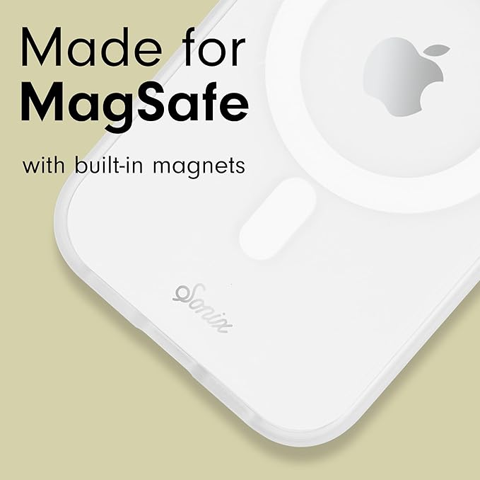 Sonix Case for iPhone 15 Pro | Compatible with MagSafe | 10ft Drop Tested | Clear
