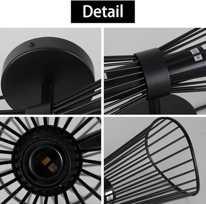 Black 2-Light Vanity Wall Sconce Farmhouse Light Fixtures Over Mirror Modern Up and Down Sconces Large Wall Light Hardwired Wall Lamp for Hallway Bedroom Kitchen Bathroom