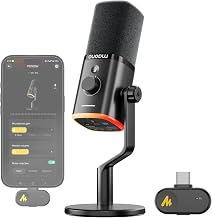 MAONO PD100W Wireless Dynamic Gaming Microphone for PC with USB-C Receiver - Image 1