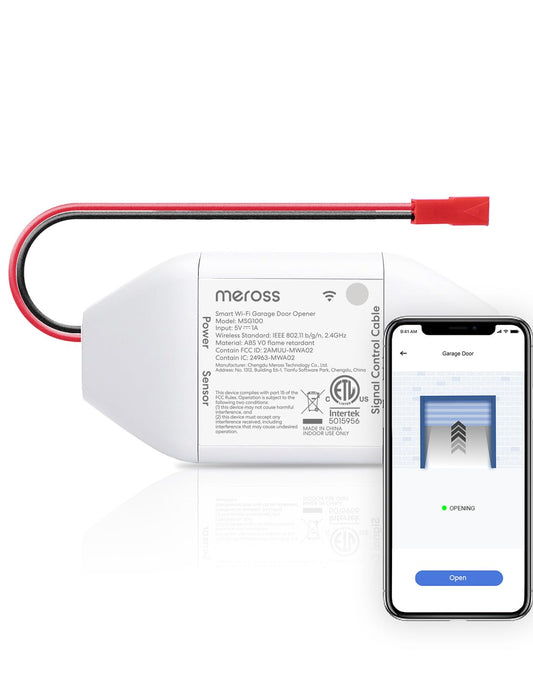 meross Smart WiFi Garage Door Opener Remote Work with Alexa and Google