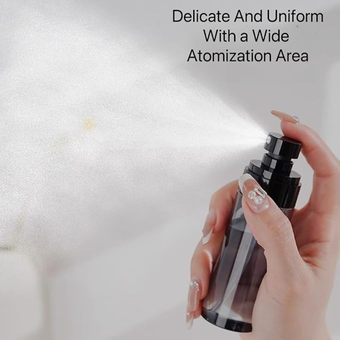 2 Black Transparent Accessories Mist Plastic Refillable Container Mini Spray Bottle, Suitable For, Cleaning, Skin Care, Perfume，Makeup，Spray Bottles Small,Misting Spray Bottle
