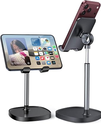 LISEN Cell Phone Stand Phone Holder for Desk, Office Decor Gadgets for Men
