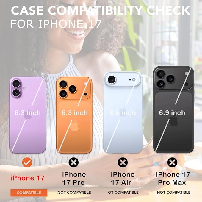 uCOLOR for iPhone 17 Wallet Case with Card Holder PU Leather RFID Blocking Design iPhone 17 flip case for Women Men Magnetic Clasp Kickstand Design 6.3 inch (Desert Flowers)