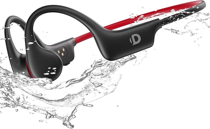 Open Ear Sport Headphones, Wireless Bone Conduction Earphones, Built-in 32GB MP3,with Mic, IP68, Sweat & Water Resistant, Up to 8 Hours Battery, Bluetooth 5.3, for Running, Workouts, Swimming