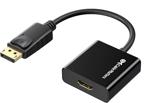 Cable Matters Active DisplayPort to HDMI Adapter, 4K@60Hz, DP to HDMI