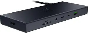 Razer USB 4 Dock, 14 Ports, Windows & Mac Compatible, Black