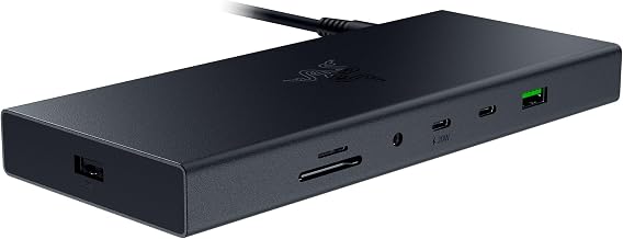 Razer USB 4 Dock, 14 Ports, Windows & Mac Compatible, Black - Image 1