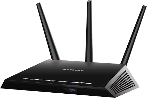 NETGEAR Nighthawk Smart WiFi Router (R6900P) - AC1900 Wireless Speed (up to 1900 Mbps) | Up to 1800 sq ft Coverage & 30 Devices | 4 x 1G Ethernet and 1 x 3.0 USB Ports | Armor Security (Renewed)