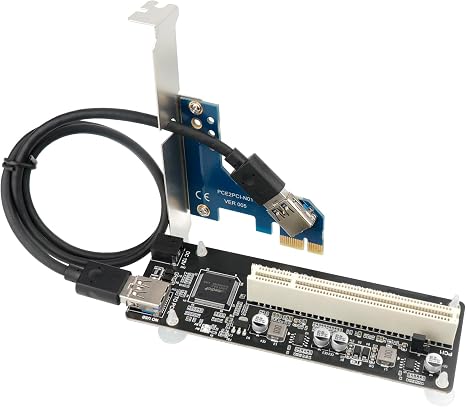 PCIe to PCI Adapter, PCI Express x1 Converter, Extender for Desktop External Capture Sound Card Expansion, LTD18