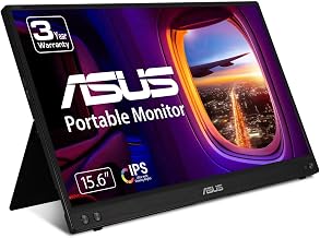 ASUS ZenScreen 15.6 Inch Portable Monitor - 1080P, Full HD, IPS, USB Type-C, Eye Care, Kickstand, for Laptop, PC, Phone, Console, Anti-Glare Surface, 3-Year Warranty - MB16ACV - Image 1