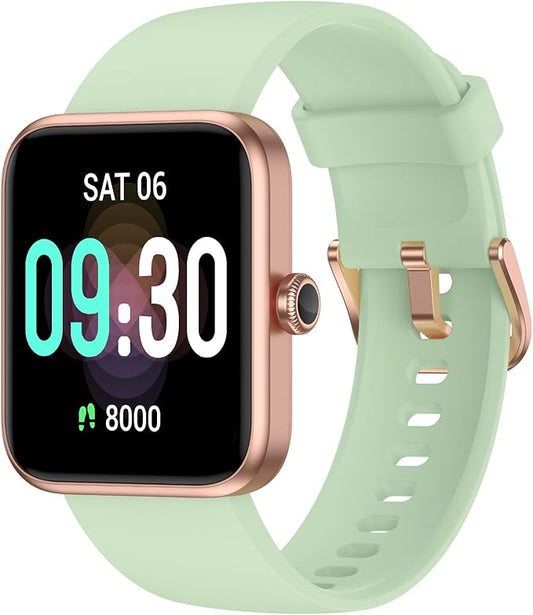 Smart Watch, Fitness Tracker with Heart Rate Monitor, Blood Oxygen, Sleep Watch, 41mm Touchscreen Smartwatch for Android iOS Swimming Waterproof Pedometer Step Calories Tracker for Women Men