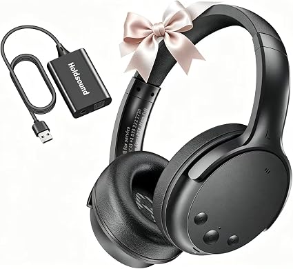 Holdsound BKM700 Wireless Headphones for TV withTransmitter