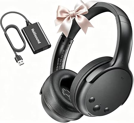 Holdsound BKM700 Wireless Headphones for TV withTransmitter
