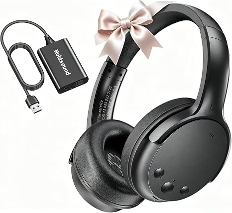 Holdsound BKM700 Wireless Headphones for TV withTransmitter