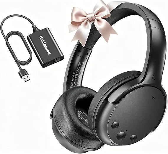 Holdsound BKM700 Wireless Headphones for TV withTransmitter